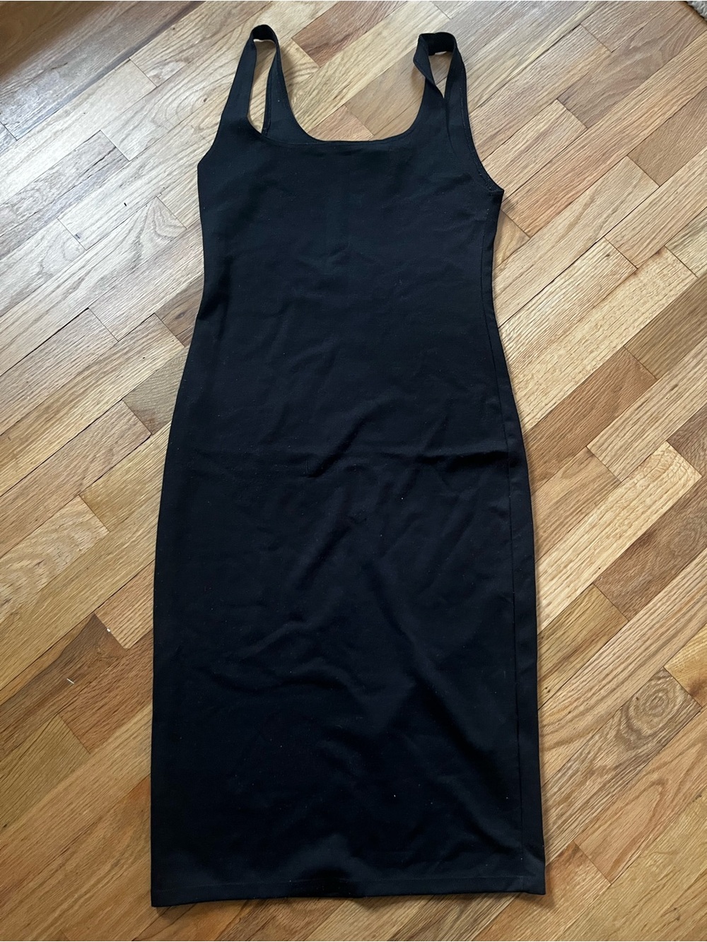 Zara Black Tank Midi Dress
